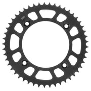 Black metal rear steel sprocket for KTM bikes, durable steel sprocket replacement
