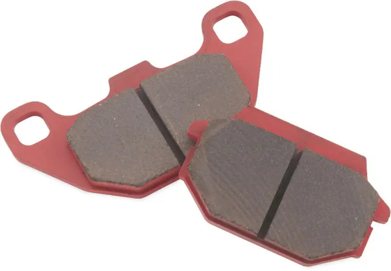 Red brake pads for BikeMaster KYMCO Sintered Brake Pads - 961449, ideal Kymco Sintered Brake
