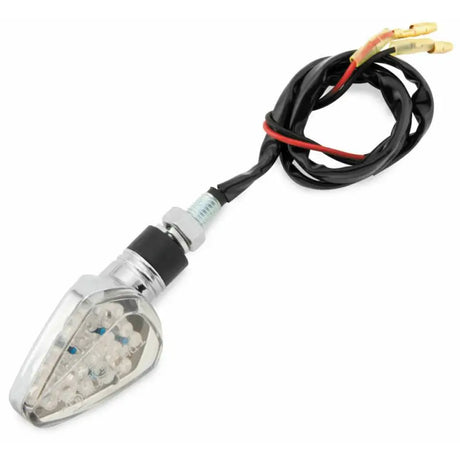 BikeMaster LED Arrow Pair Chrome - Motorcycle LED Turn Signal for cool riding style