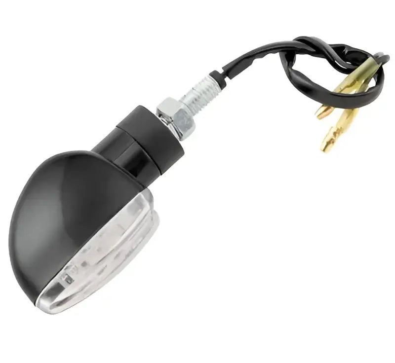 BikeMaster LED Spade pair motorcycle turn signal with wires for easy wiring setup