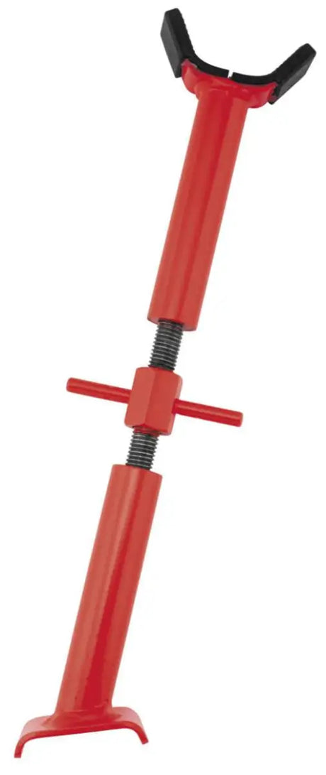 Red adjustable support stand from BikeMaster Liftstick with compact design for rv parts & accessories