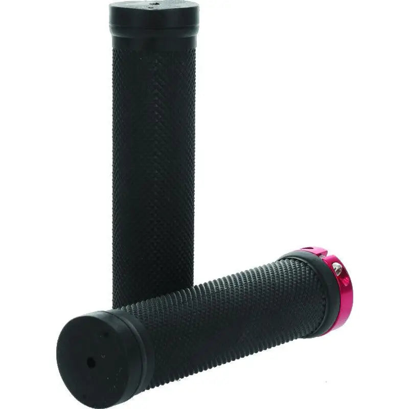 Bike Master 102196 BikeMaster Lock-On Grips - Knurled - 102196