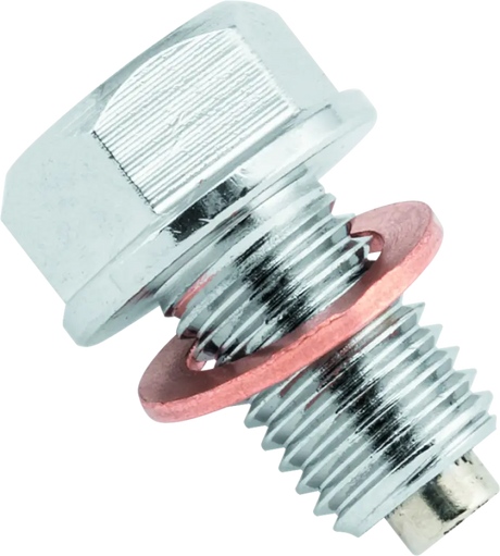 BikeMaster Magnetic Oil Drain Plug 10x1.25mm - Stainless - BikeMaster