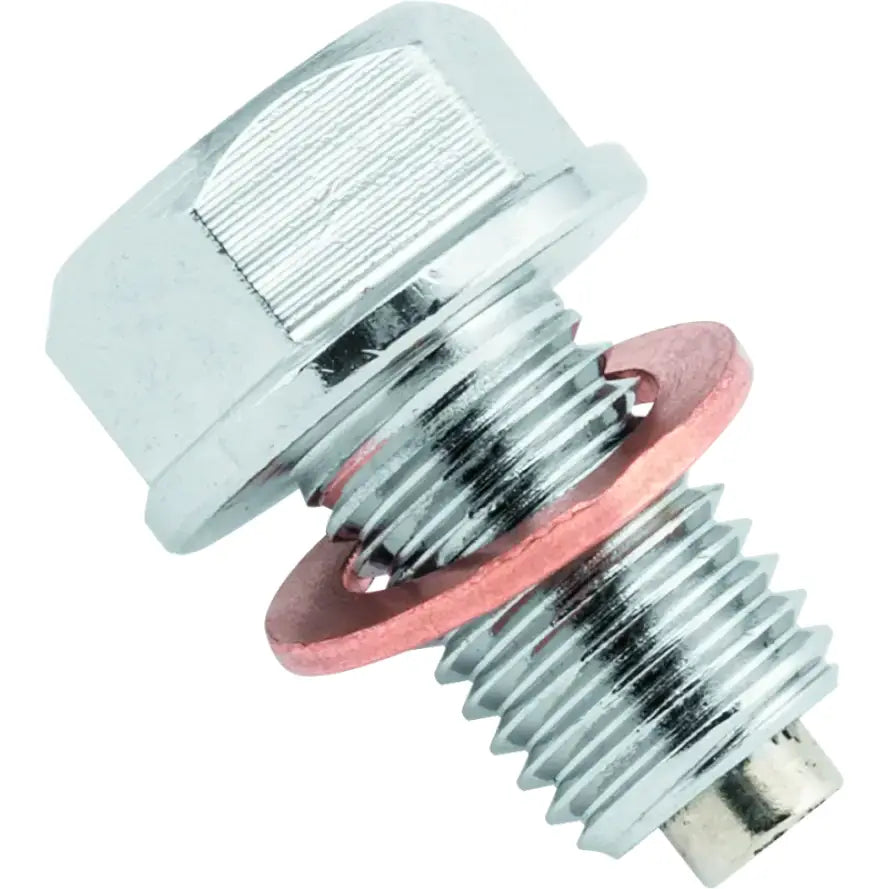 BikeMaster Magnetic Oil Drain Plug 10x1.25mm - Stainless - BikeMaster