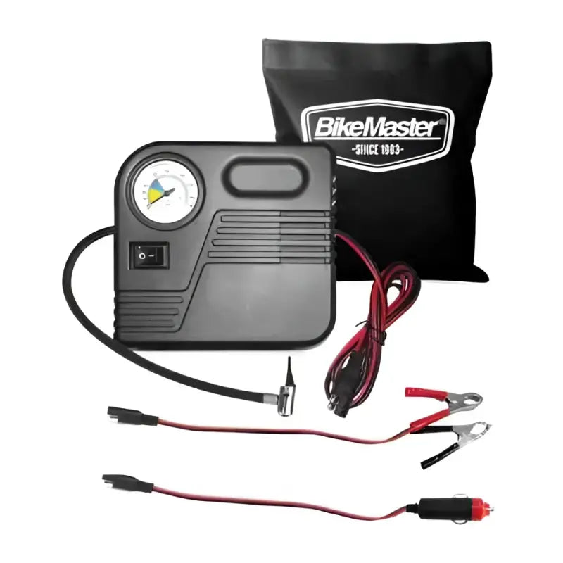 BikeMaster Mini Air Compressor w/ SAE - 150928 - Wheel and Tire Accessories