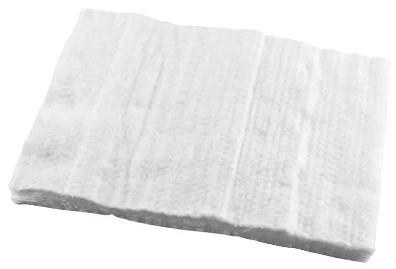 Rectangular white insulation material for Bikemaster Muffler Packing Kit replacement