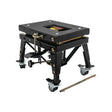 BikeMaster MX Scissor Lift with Wheels for effortless bike maintenance and enhanced maneuverability.