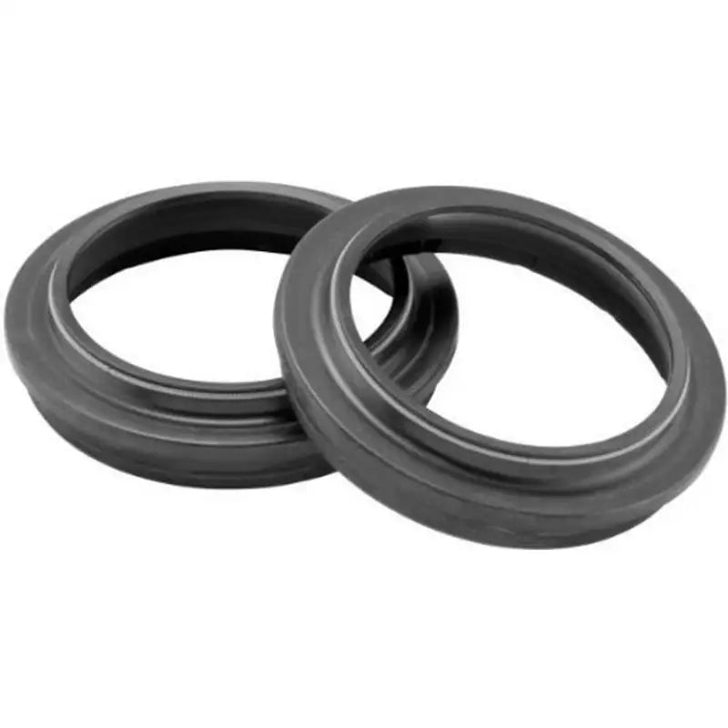 Dark gray grooved rings for BikeMaster NOK Fork Seal 48x58.1x10.5 replacement