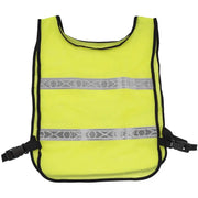 BikeMaster reflector safety vest lime with reflective stripes for visible bikemaster reflector safety