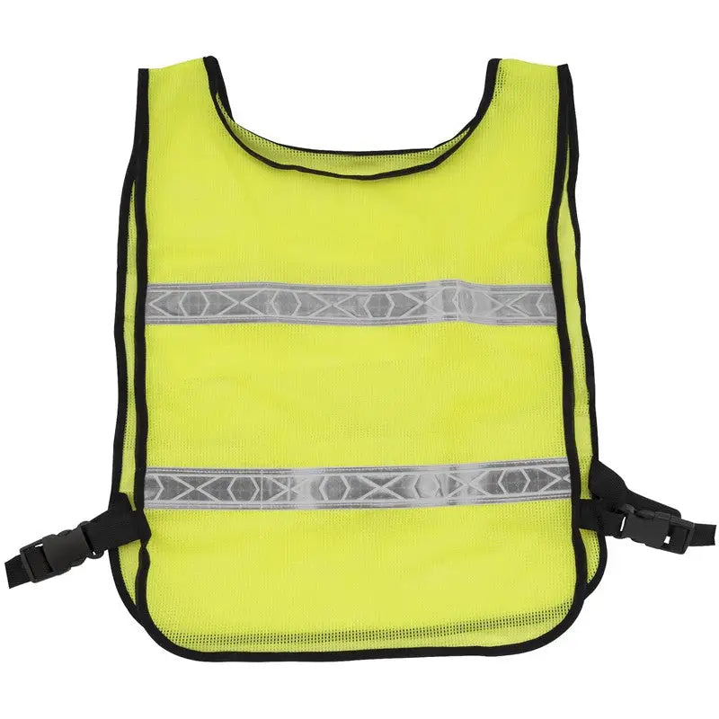BikeMaster reflector safety vest lime with reflective stripes for visible bikemaster reflector safety