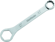 BikeMaster Rider Wrench - 27mm 6-pt x 17mm 12-pt - BikeMaster