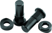Black lug nuts and washers for BikeMaster Rim Lock Nuts T6 Aluminum Black bike rim lock