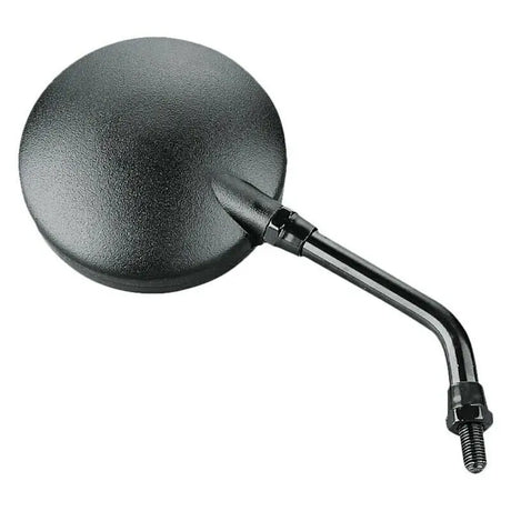 BikeMaster Round Mirror 6in Stem -10mm - Black - 600040 - Exterior Styling