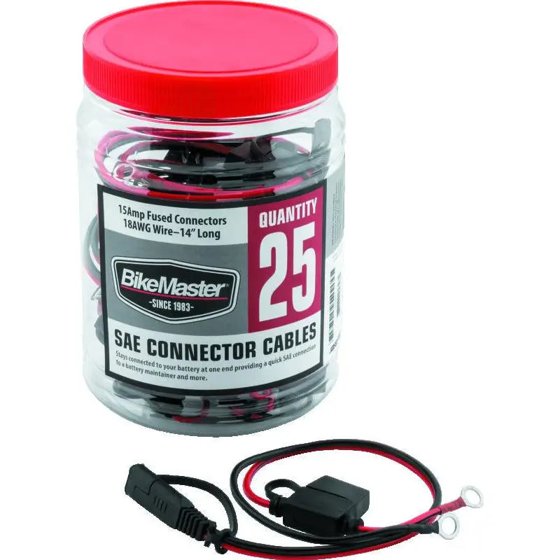 Bike Master 152492 BikeMaster Sae Wire w/Fuse - 25Piece Tub