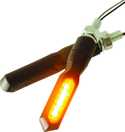 Illuminated BikeMaster Sequential Turn Signal on motorcycle for better visibility