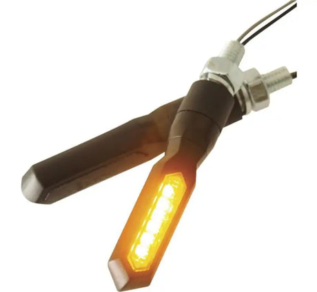 BikeMaster Sequential Turn Signal pair - sleek bikemaster sequential turn indicators