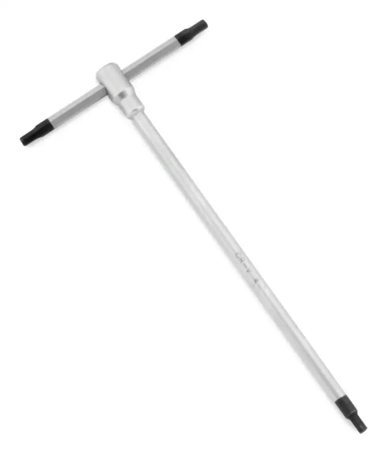 Silver T-handle hex wrench for BikeMaster Sliding T-Handle Torx Wrench T45