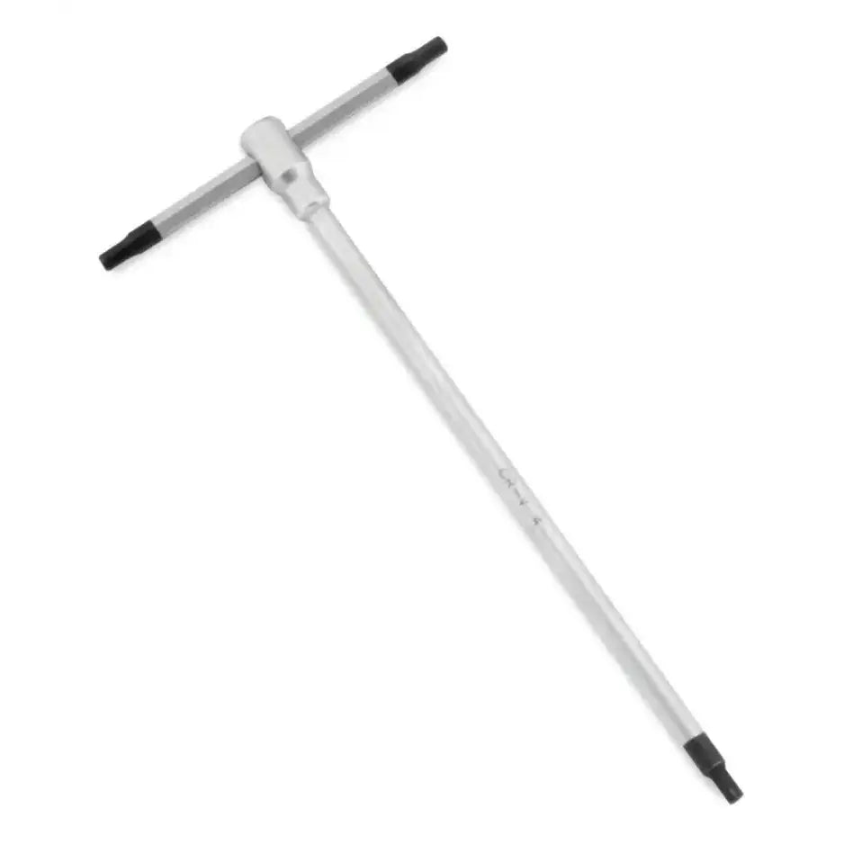 Silver T-handle hex wrench for BikeMaster Sliding T-Handle Torx Wrench T45