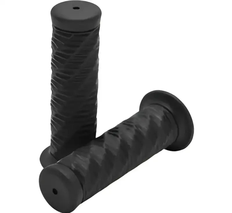 Black textured BikeMaster Spiral Grip for comfortable bike handlebar riding
