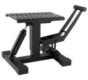 BikeMaster Stand - Easy Lift & Lower - 152400, black motorcycle stand with convenient design for effortless lifting and lowering, durable construction for stability and enhanced maintenance tasks