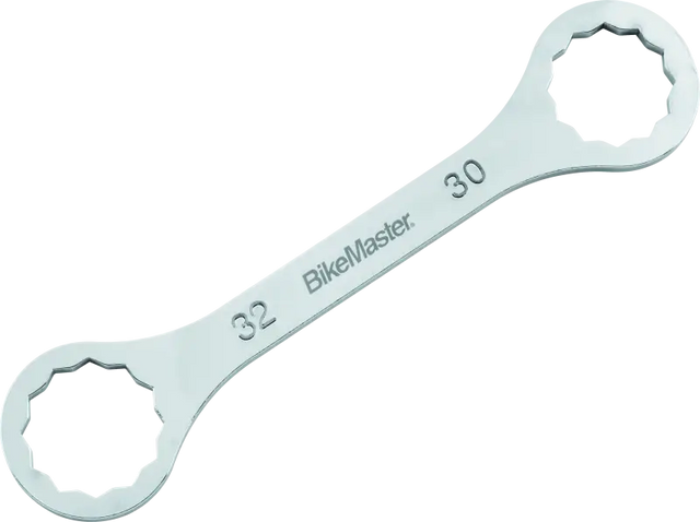 BikeMaster Steering Stem and Fork Cap Wrench - 30mm 12-pt x 32mm 12-pt - BikeMaster