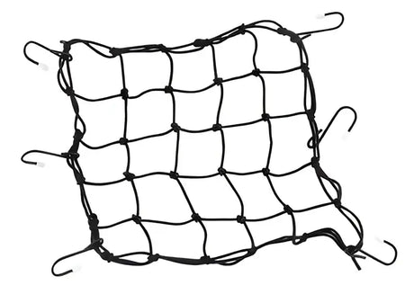 BikeMaster Stretch Net Black with Hooks for secure gear transportation