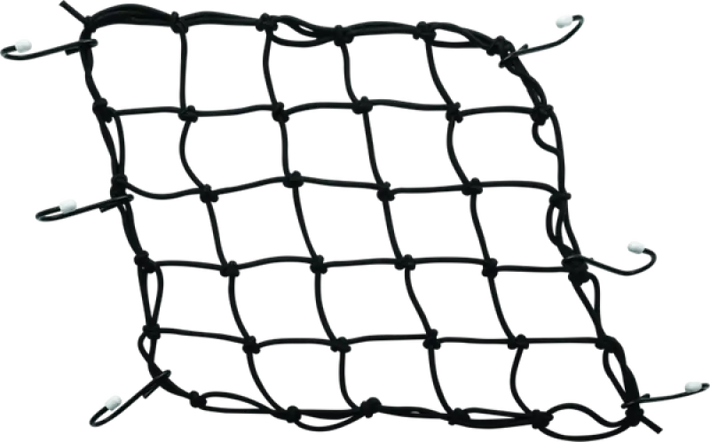 BikeMaster Stretch Net - Black with hooks for secure cargo holding