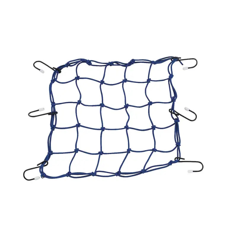 BikeMaster Stretch Net - Blue - 100009 used for securely transporting cargo on motorcycles and vehicles; featuring stretchable design, durable construction, and easy installation, ideal for RV, Automotive, Powersports, Off-Road, Marine, Exterior, Truck Bed Accessories, AVADA - Best Sellers, Must Haves