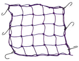 BikeMaster Stretch Net in purple with hooks for secure cargo carrying