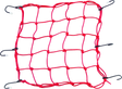Red BikeMaster Stretch Net with hooks for securing cargo on bikes