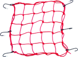 Red BikeMaster Stretch Net with hooks for securing cargo on bikes
