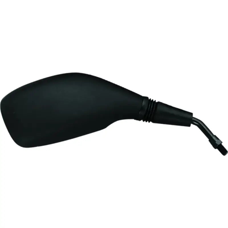 Black bikemaster supersport mirror for bikes, fits 10mm right side bike upgrade