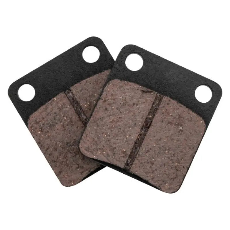 Two BikeMaster Suzuki Brake Pads for Suzuki brake system replacement tested and reliable