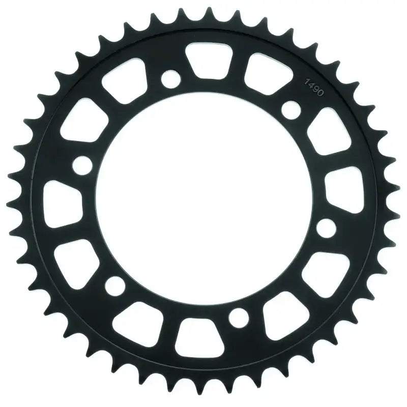 Black metal rear steel sprocket for Suzuki bikes from BikeMaster 520 42T Black