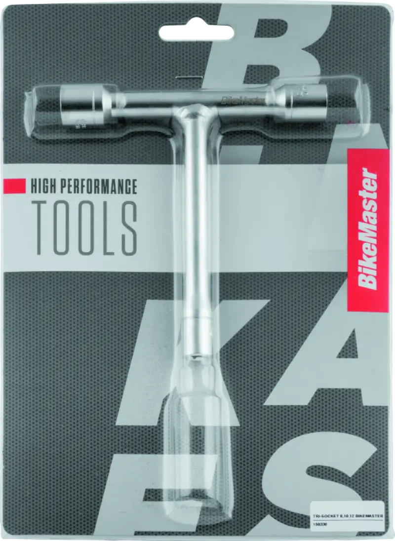 BikeMaster T-Handle 3-Way Socket - 8mm/10mm/12mm - BikeMaster