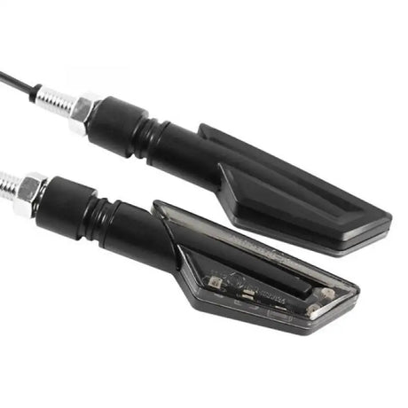 Black BikeMaster Tanto Turn Signal Rear for bike, sleek turn signal rear upgrade