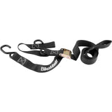 Black BikeMaster Tiedown with integrated softhook and hooks in black color