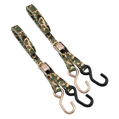 Camouflage BikeMaster Tiedown 1in straps for secure bike transport
