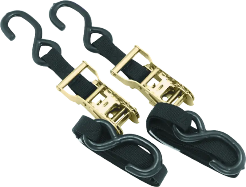 BikeMaster Tiedown 1in Rachet straps for secure transport of bikes and gear