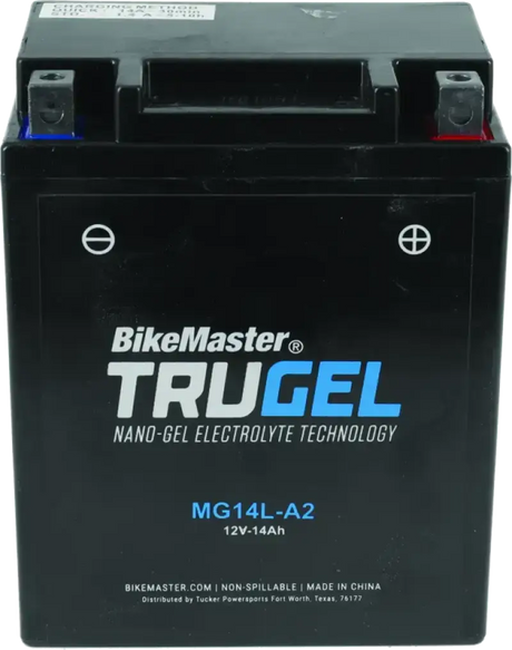 BikeMaster Trugel Battery MG14L-A2 - RV and Auto Parts