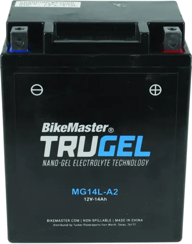 BikeMaster Trugel Battery MG14L-A2 - RV and Auto Parts