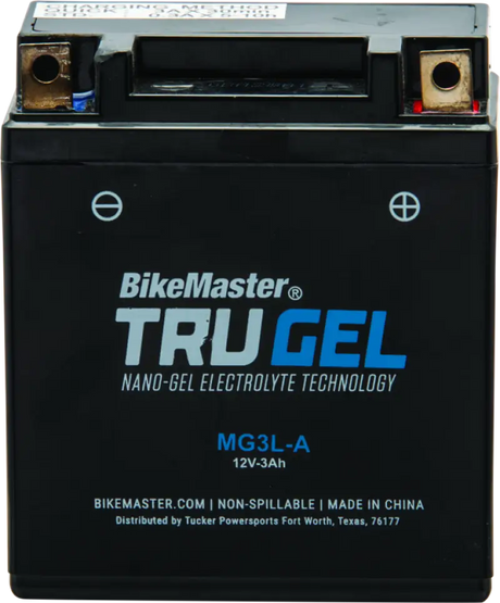 BikeMaster Trugel Battery MG3L-A - BikeMaster