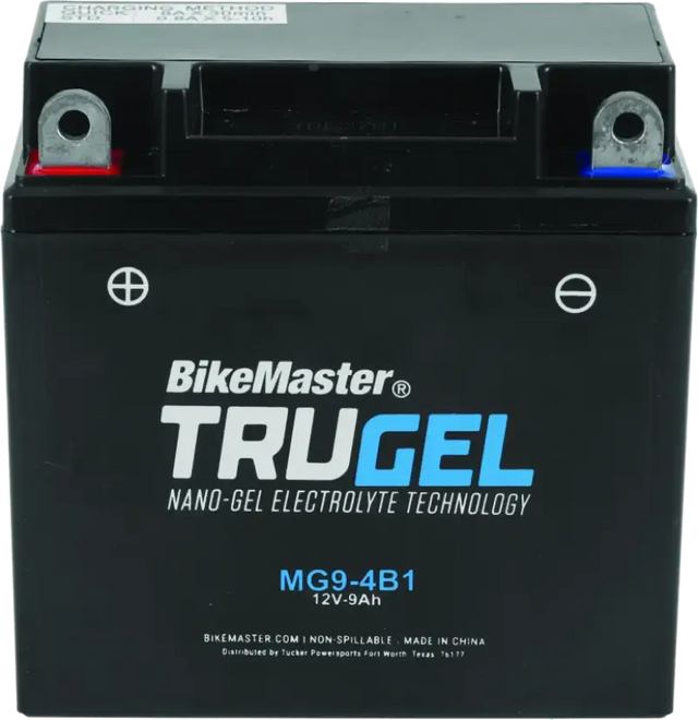 BikeMaster Trugel Battery MG9-4B1 - RV and Auto Parts