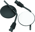 Two black Bikemaster Universal Enduro mirrors for Yamaha 10mm motorcycles