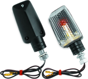 Motorcycle turn signal lights on BikeMaster Universal Ministalk Marker Light black/clear