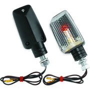 Motorcycle turn signal lights on BikeMaster Universal Ministalk Marker Light black/clear