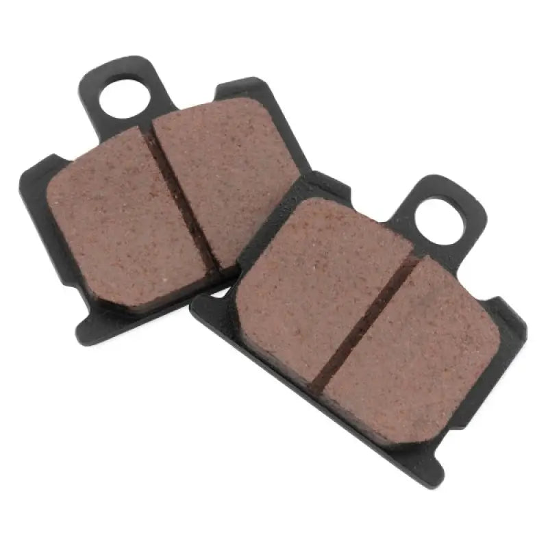 Two BikeMaster Yamaha Brake Pads on display, perfect Yamaha brake pads for your bike