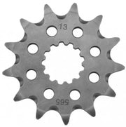 BikeMaster Yamaha front sprocket with teeth and circular cutouts for bike parts