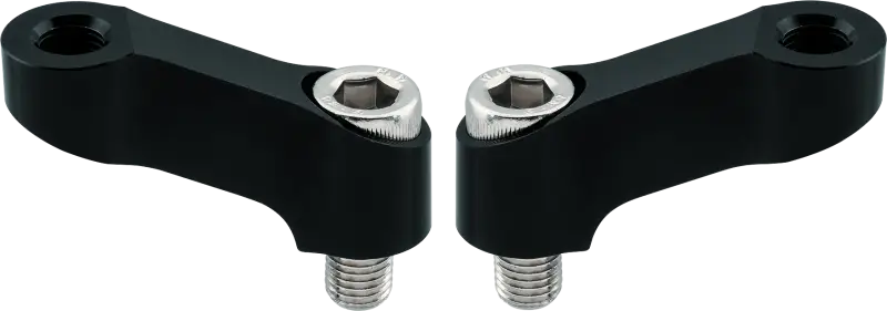 BikeMaster Yamaha Mirror Extension 10mm Pair - Black - BikeMaster