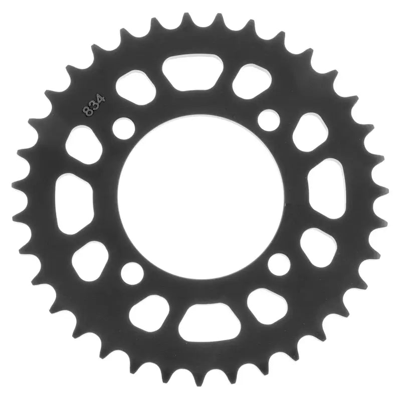 Black metal rear steel sprocket for Yamaha BikeMaster 420 35T in black style